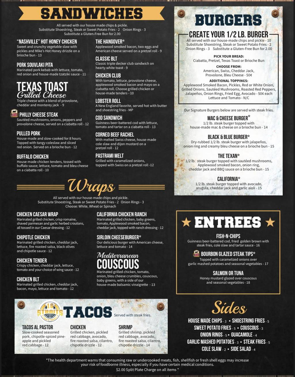 16 Straits Taps & Tavern | restaurant | 16 Straits Turnpike, Watertown, CT 06795, USA | 8604172877 OR +1 860-417-2877