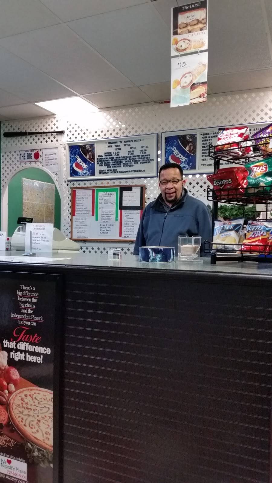 Napolis Pizza | restaurant | 3101 Virginia Beach Blvd, Virginia Beach, VA 23452, USA | 7574865001 OR +1 757-486-5001