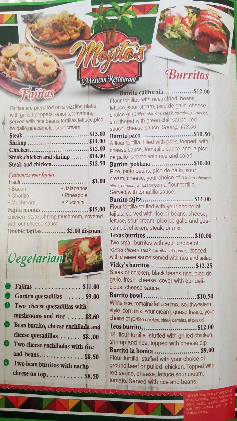 Mojitos Mexican Restaurant | restaurant | 1902 Main St, Granger, IA 50109, USA | 5159998021 OR +1 515-999-8021