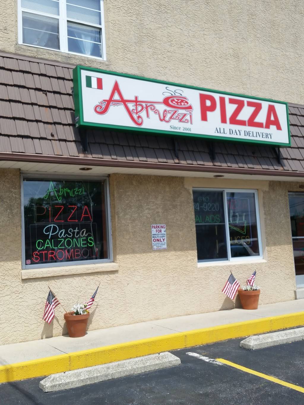 Abruzzi Pizza | restaurant | 4011 Edgmont Ave, Brookhaven, PA 19015, USA | 6108749220 OR +1 610-874-9220