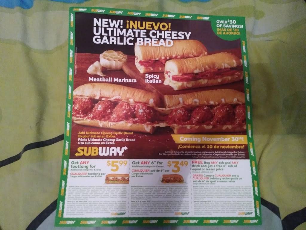 Subway Restaurants | restaurant | 678 N Wilson Way, Stockton, CA 95205, USA | 2094662433 OR +1 209-466-2433