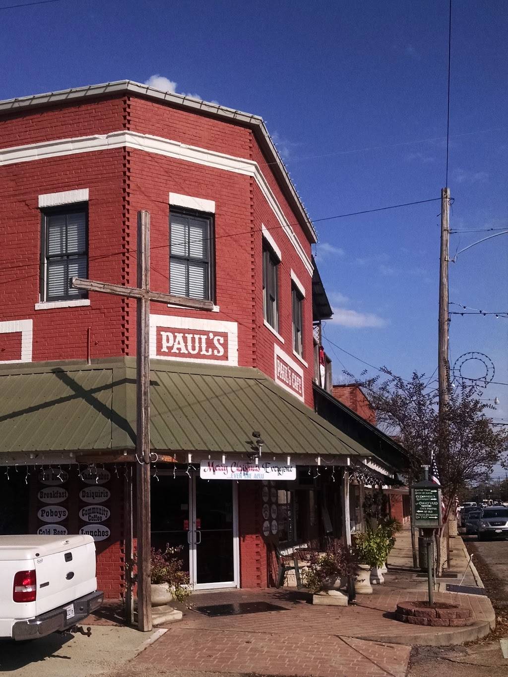 Pauls Cafe | restaurant | 100 E Pine St, Ponchatoula, LA 70454, USA | 9853869581 OR +1 985-386-9581