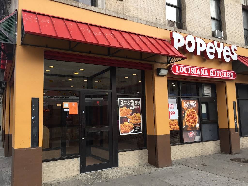 Popeyes Louisiana Kitchen | restaurant | 2730 Frederick Douglass Blvd, New York, NY 10039, USA | 2128620635 OR +1 212-862-0635