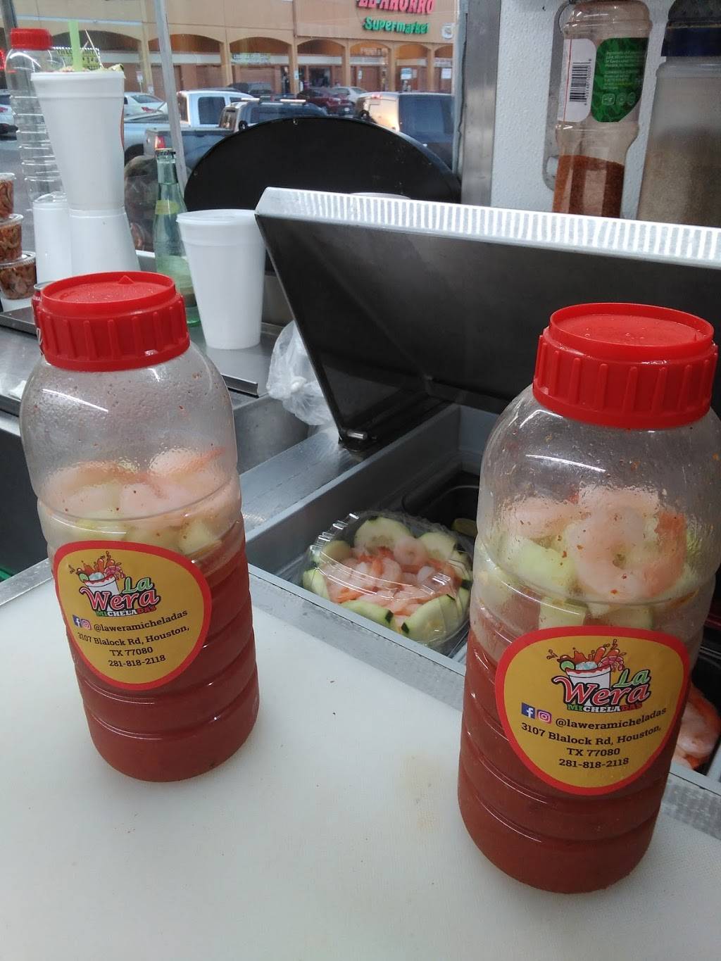 La Wera Micheladas | restaurant | 3107 Blalock Rd, Houston, TX 77080, USA | 2818182118 OR +1 281-818-2118