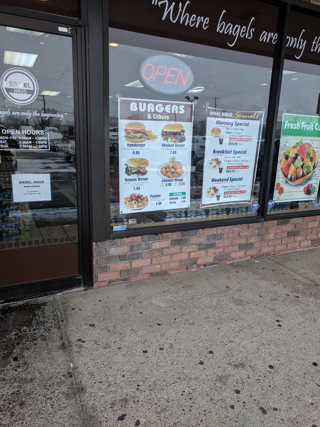 BAGEL HAUS | bakery | 2413 Jericho Turnpike, New Hyde Park, NY 11040, USA | 5167466262 OR +1 516-746-6262