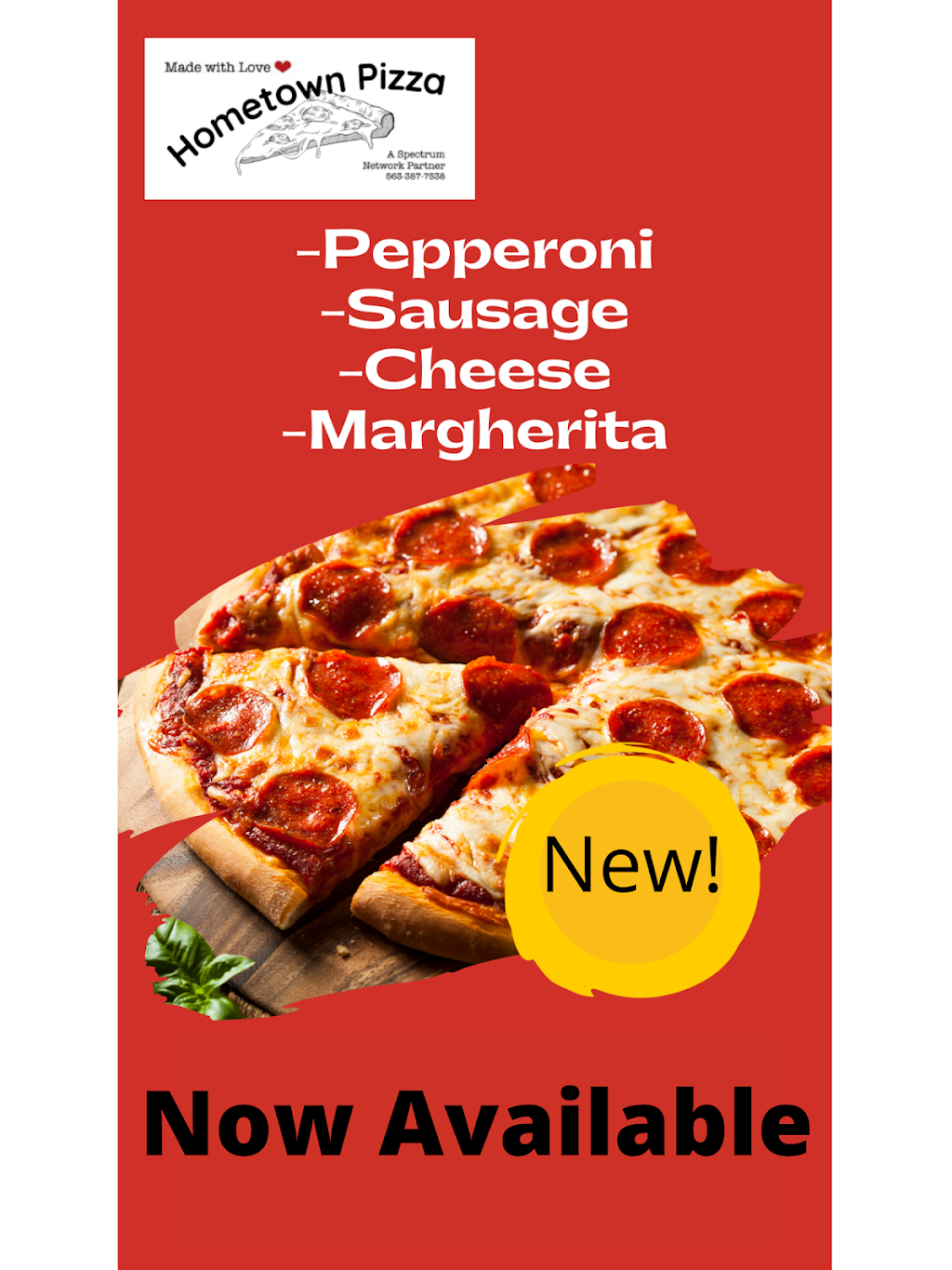 Hometown Pizza | bakery | 200 Railroad St, Decorah, IA 52101, USA | 5633822002 OR +1 563-382-2002