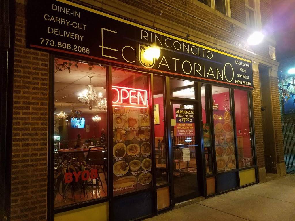 Rinconcito Ecuatoriano | restaurant | 3041 W Irving Park Rd, Chicago, IL 60618, USA | 7738662066 OR +1 773-866-2066