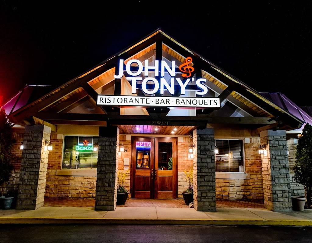John & Tonys | restaurant | 27W371 North Ave, West Chicago, IL 60185, USA | 6305200593 OR +1 630-520-0593