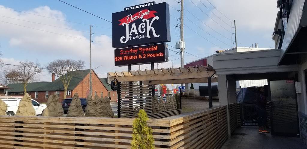 One Eyed Jack Pub & Grill | restaurant | 33 Taunton Rd W, Oshawa, ON L1G 7B4, Canada | 9052400080 OR +1 905-240-0080
