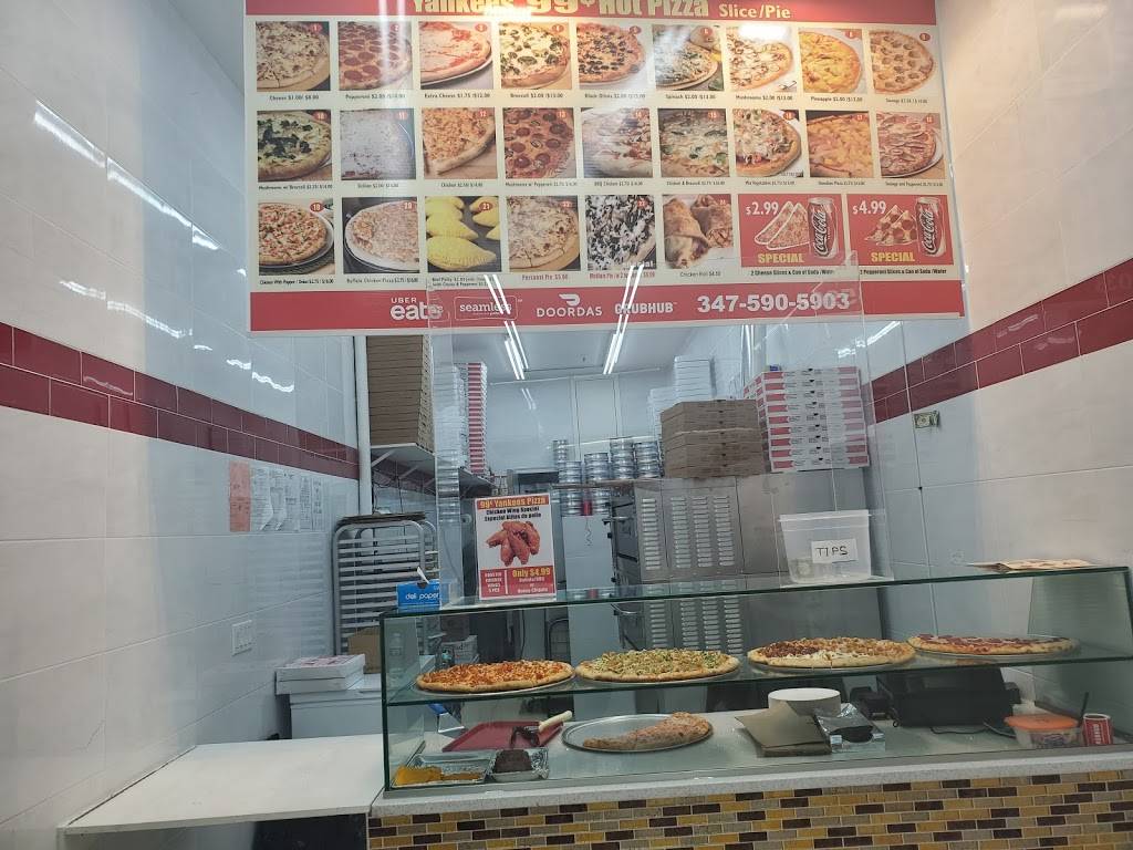 Yankees 99 cent hot pizza | restaurant | 52 E 161 St, The Bronx, NY 10451, USA | 3475905903 OR +1 347-590-5903