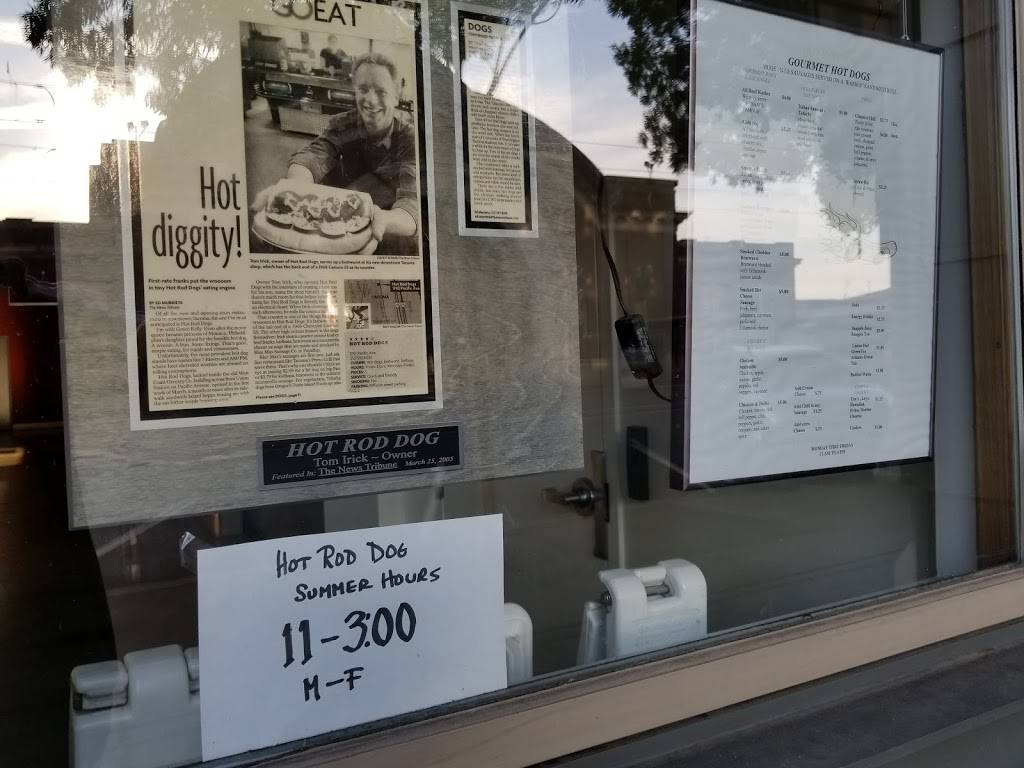 Hot Rod Dog | restaurant | 1742 Pacific Ave # 405, Tacoma, WA 98402, USA | 2535936030 OR +1 253-593-6030
