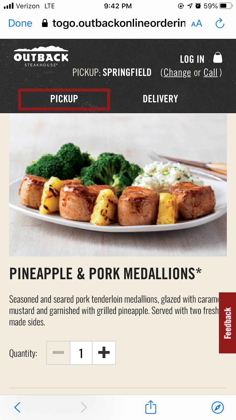 Outback steakhouse wabash, springfield illinois | restaurant | 2590 Wabash Ave, Springfield, IL 62704, USA | 2175232815 OR +1 217-523-2815