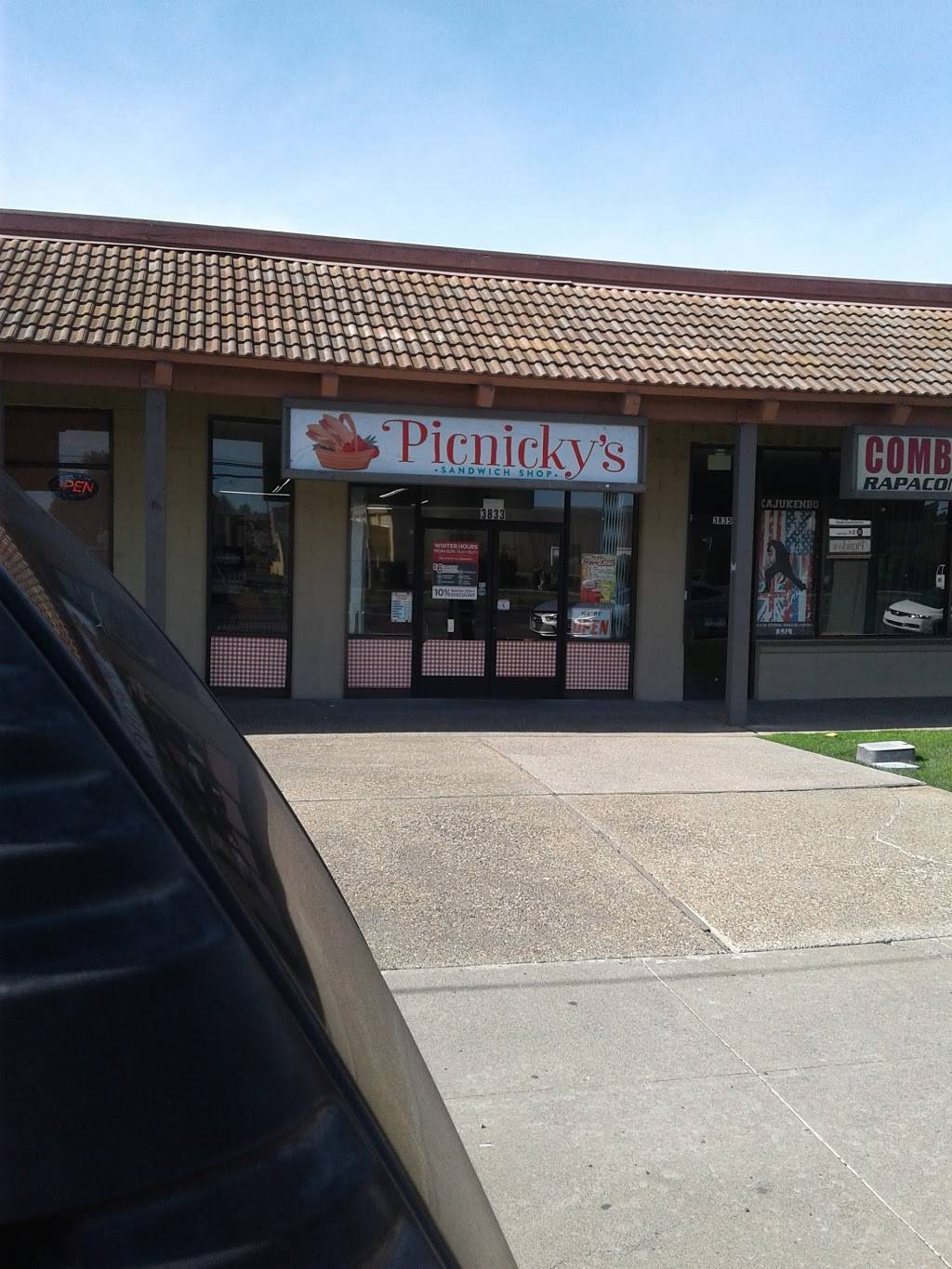 Picnickys Sandwich Shop | restaurant | 3833 Sonoma Blvd, Vallejo, CA 94589, USA | 7075527000 OR +1 707-552-7000