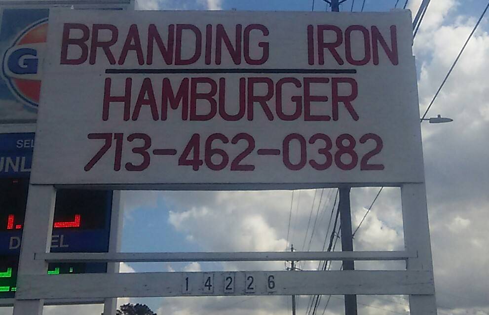 Branding Iron Hamburger | restaurant | 14226 Hempstead Rd, Houston, TX 77040, USA | 7134620382 OR +1 713-462-0382