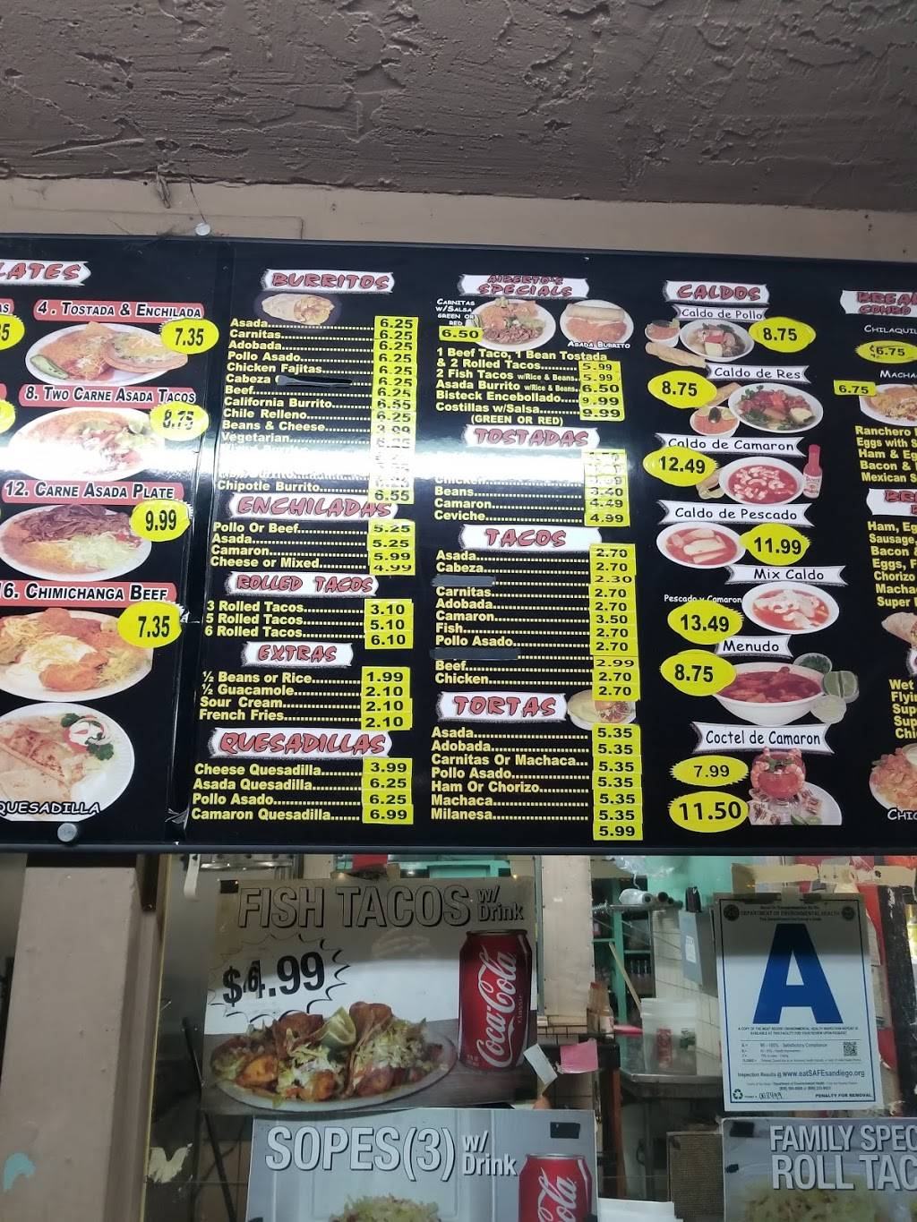 Aguacates Mexican Food | restaurant | 435 N Santa Fe Ave, Vista, CA 92084, USA | 7607582560 OR +1 760-758-2560