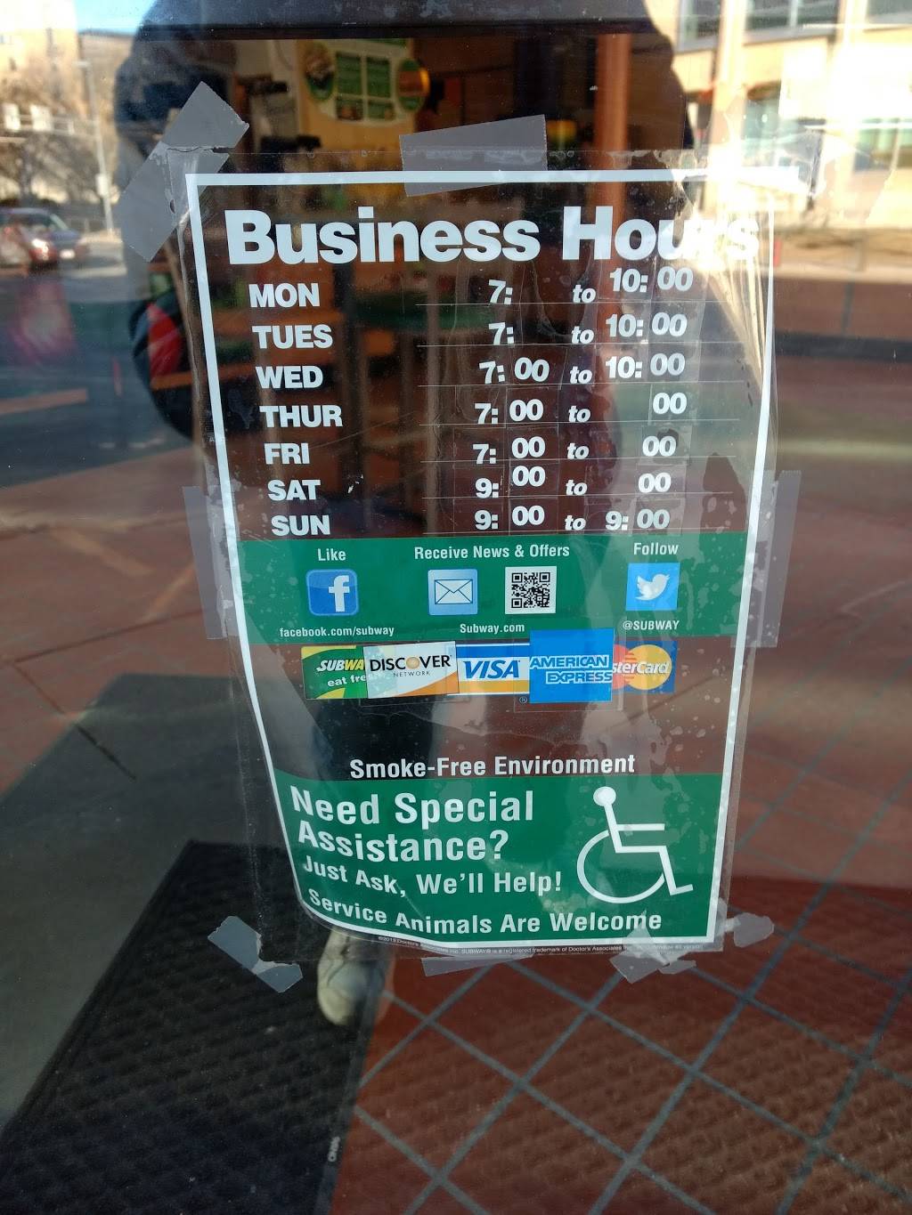 Subway | restaurant | 1401 University Ave, Madison, WI 53715, USA | 6082510090 OR +1 608-251-0090