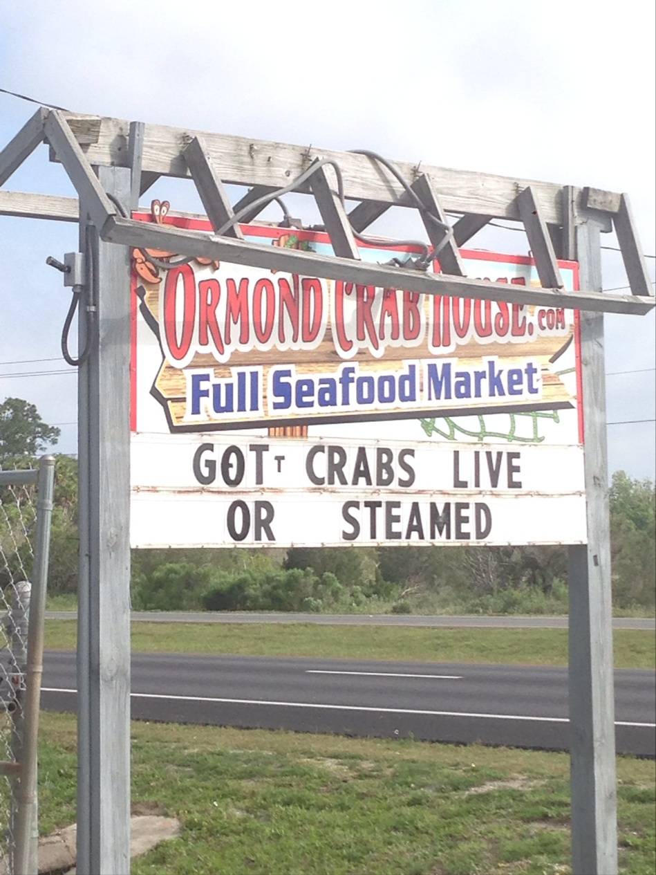 Ormond Crab House | restaurant | 801 US-1, Ormond Beach, FL 32174, USA | 3866724127 OR +1 386-672-4127