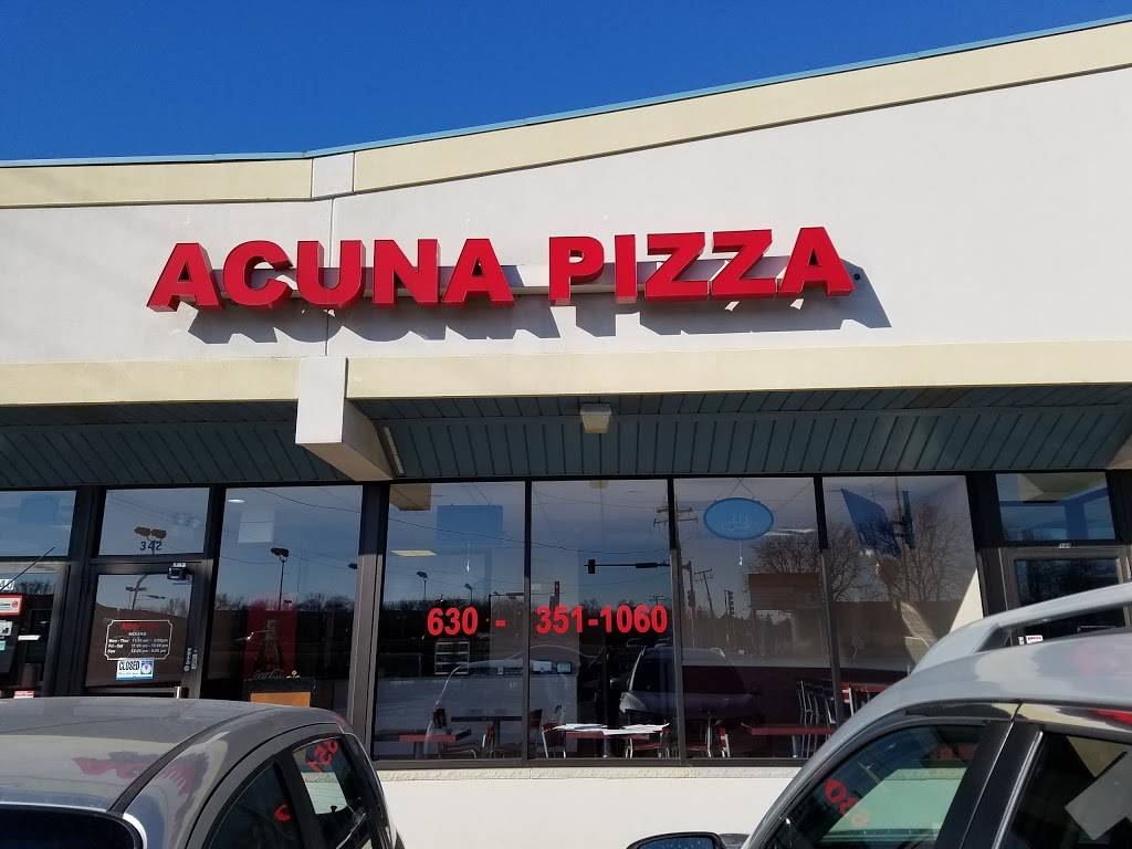 Acuna Pizza | meal takeaway | 342 E Irving Park Rd, Roselle, IL 60172, USA | 6303511060 OR +1 630-351-1060