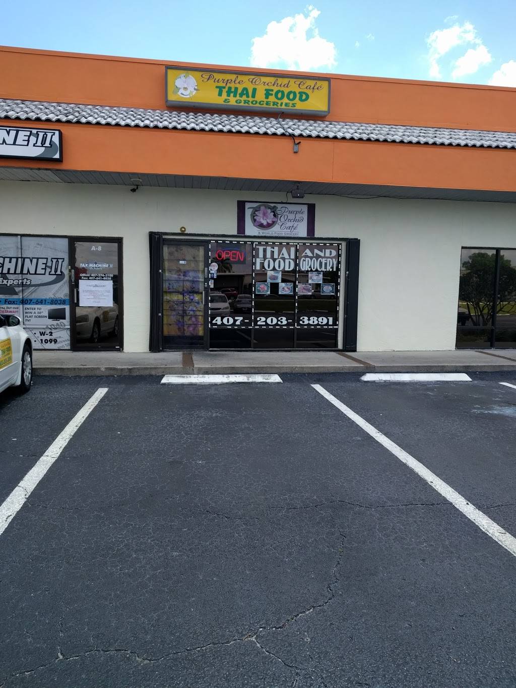 Thai Purple Orchid Café & Grocery | meal takeaway | 9318 E Colonial Dr, Orlando, FL 32817, USA | 4072033891 OR +1 407-203-3891