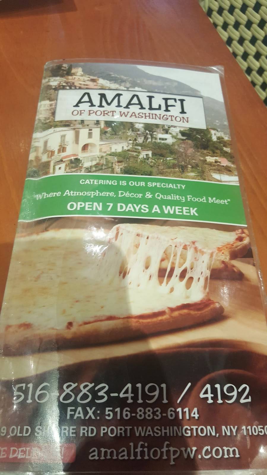 Amalfi | restaurant | 49 Old Shore Rd, Port Washington, NY 11050, USA | 5168834191 OR +1 516-883-4191