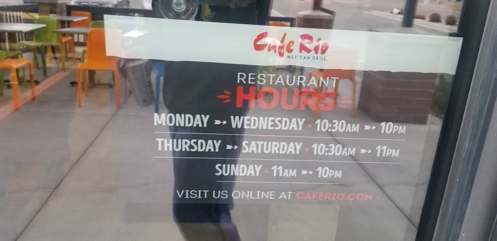 Cafe Rio Mexican Grill | restaurant | 3585 S 8400 W, Magna, UT 84044, USA | 8019819818 OR +1 801-981-9818