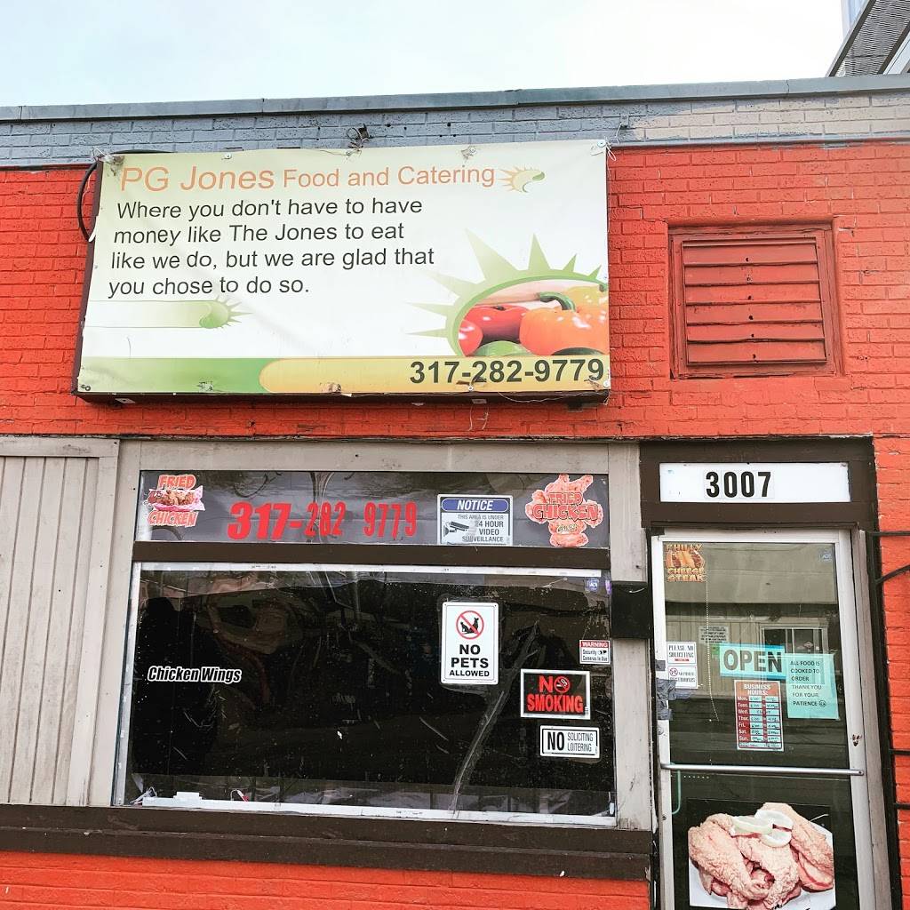 P.G. Jones’s Food & Catering | restaurant | 3007 N Sherman Dr, Indianapolis, IN 46218, United States | 3172829779 OR +1 317-282-9779
