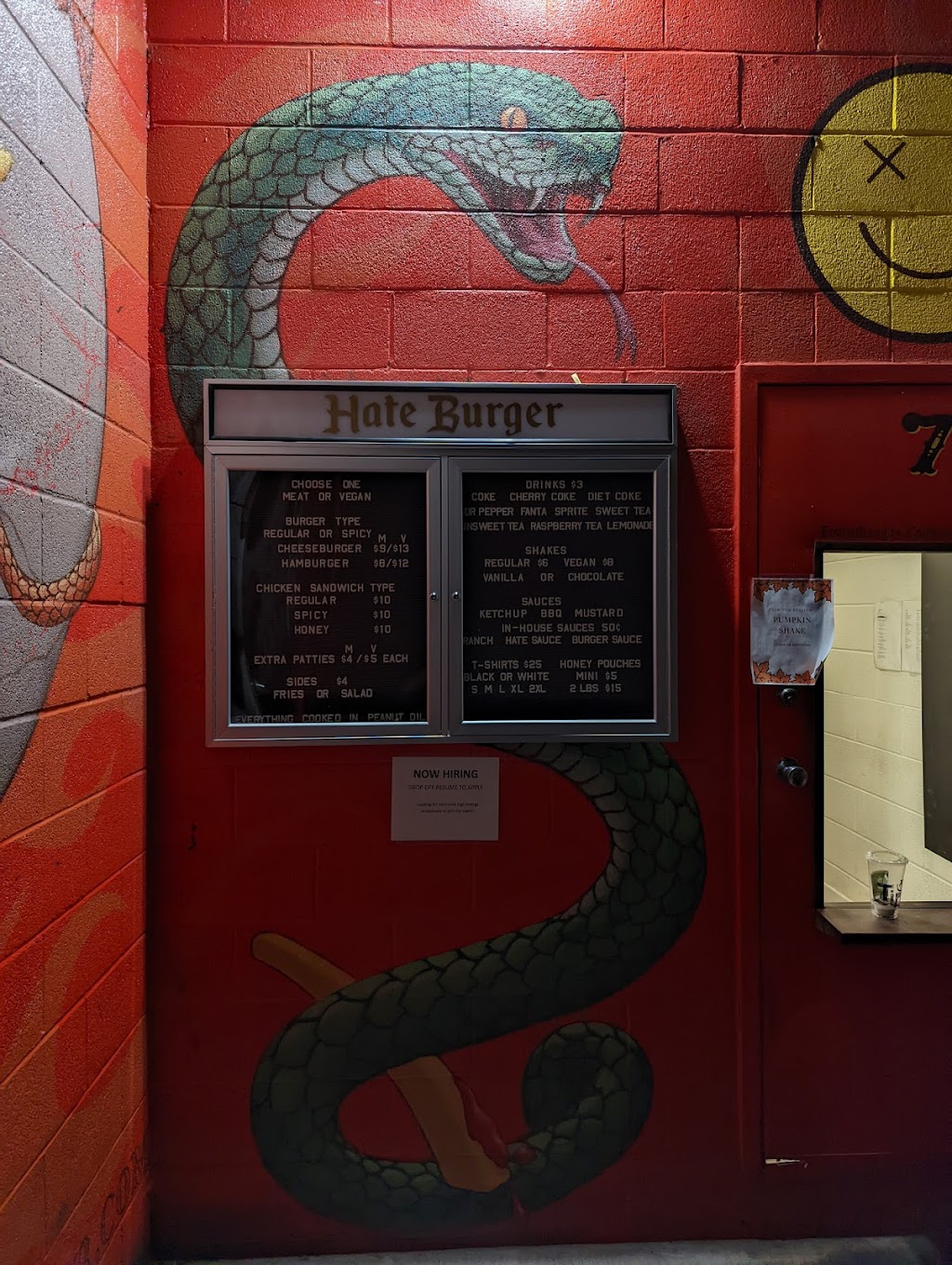 Hate Burger | restaurant | 7 N 5th St, Redlands, CA 92373, USA | 9093533785 OR +1 909-353-3785