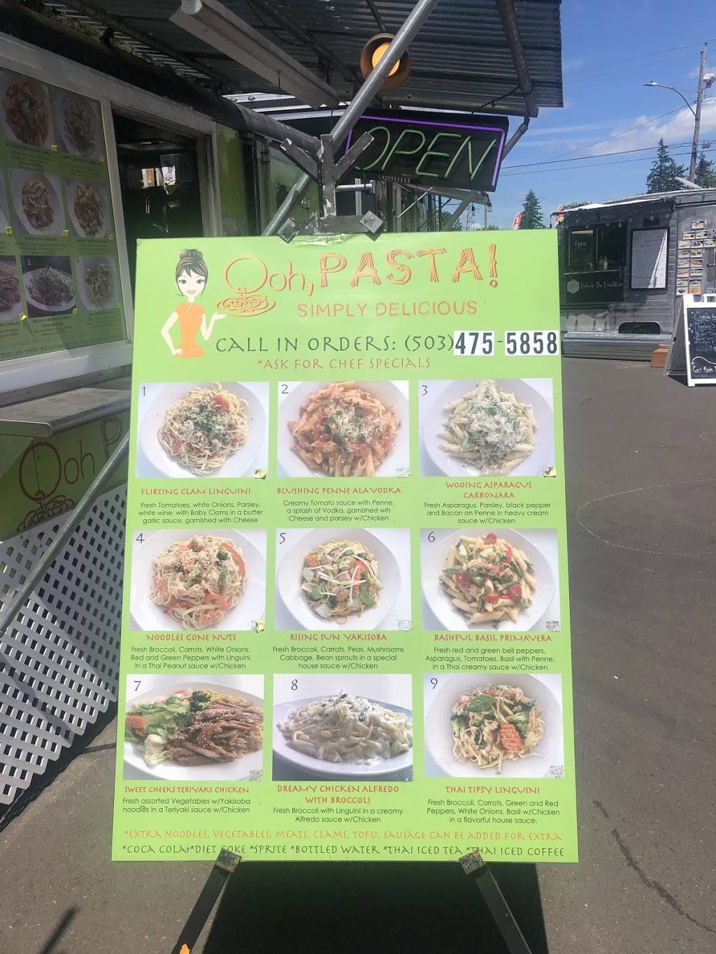 Ooh Pasta | restaurant | 8145 SE 82nd Ave, Portland, OR 97266, USA | 5039191449 OR +1 503-919-1449