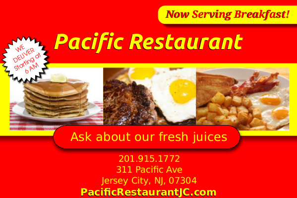 Pacific Restaurant | restaurant | 311 Pacific Ave, Jersey City, NJ 07304, USA | 2019151772 OR +1 201-915-1772