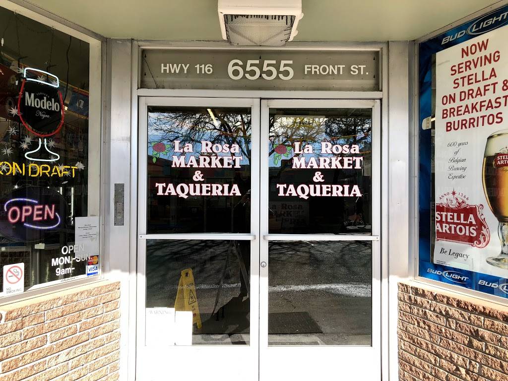 La Rosa Market | restaurant | 6555 Front St, Forestville, CA 95436, USA | 7078878741 OR +1 707-887-8741