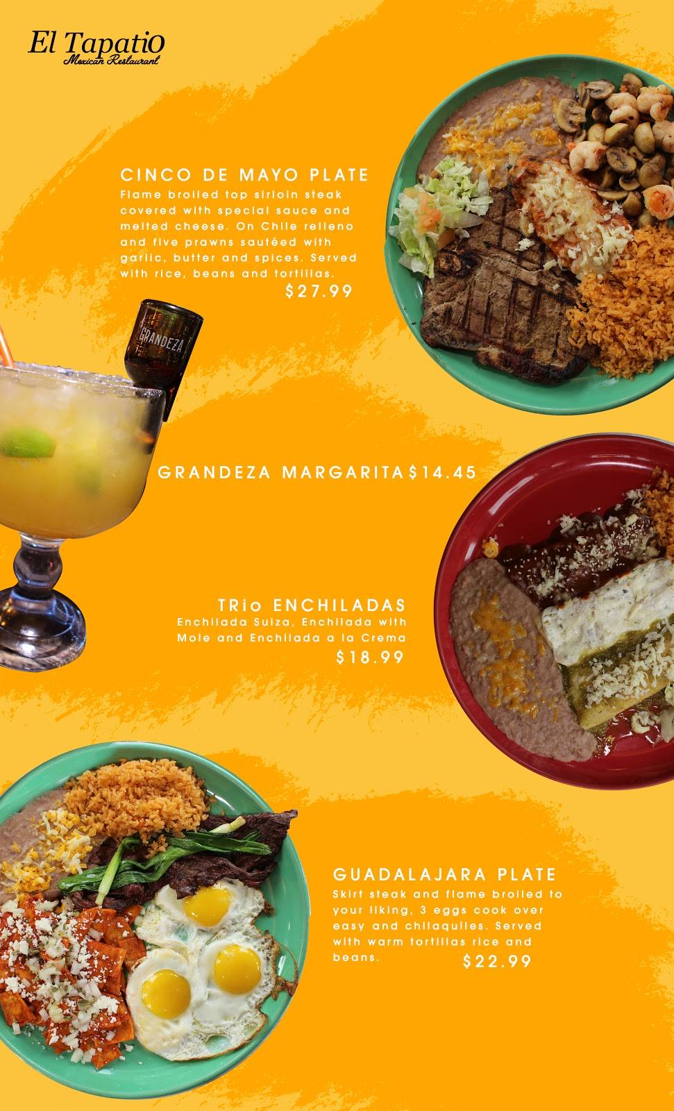 El Tapatio Mexican Restaurant | restaurant | 4131 Rucker Ave, Everett, WA 98203, USA | 4252523320 OR +1 425-252-3320