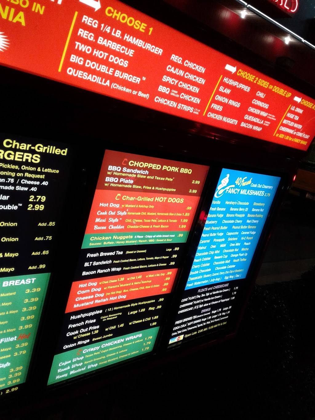 Cook Out | restaurant | 2810 E Franklin Blvd, Gastonia, NC 28056, USA | 7048642142 OR +1 704-864-2142