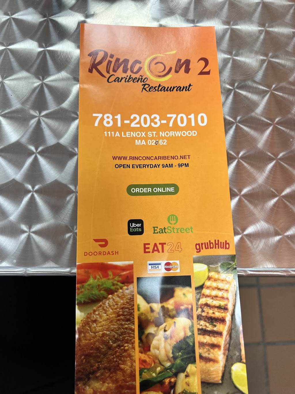 Rincon caribeño 2 | restaurant | 111 Lenox St, Norwood, MA 02062, USA | 7812037010 OR +1 781-203-7010