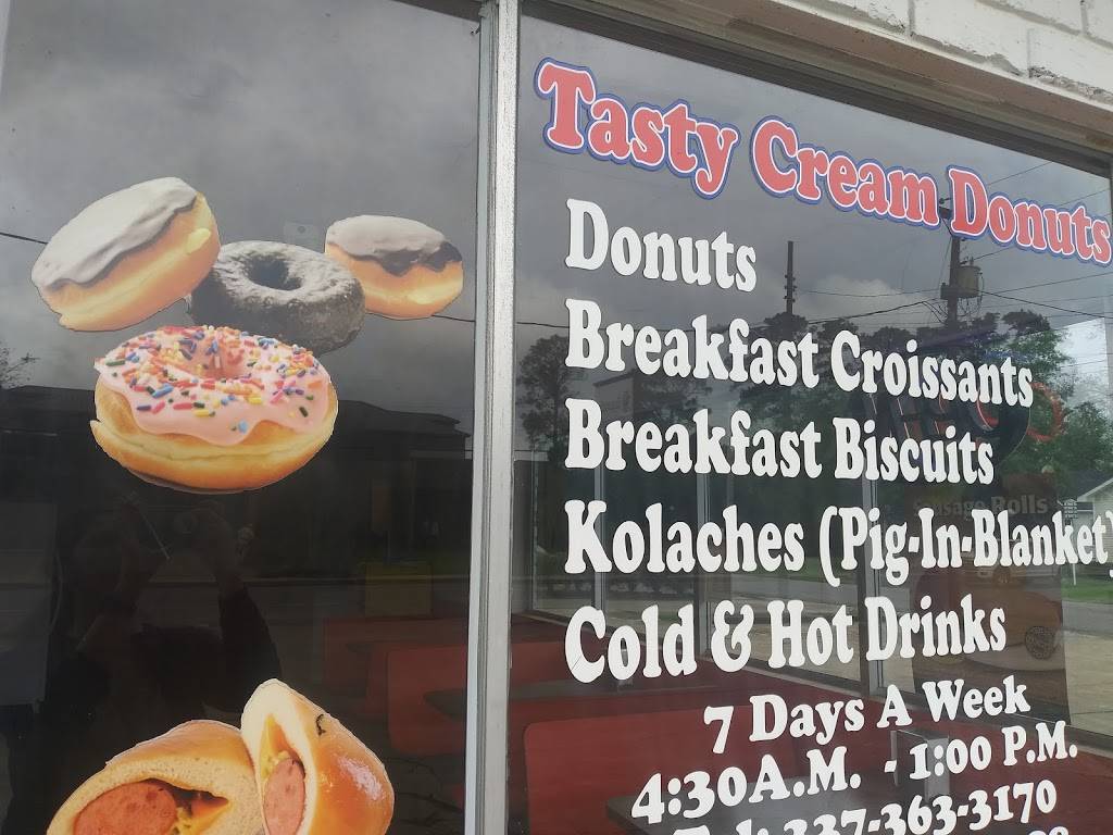 Tasty Cream Donuts | restaurant | 498 W Main St, Ville Platte, LA 70586, USA | 3373631323 OR +1 337-363-1323