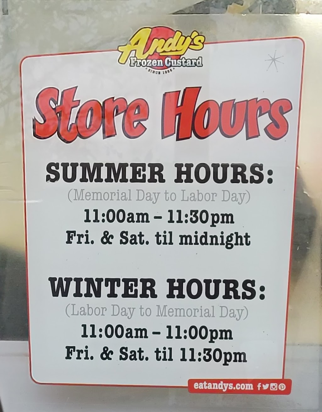 Andys Frozen Custard | restaurant | 110 Basic Dr, West Monroe, LA 71292, USA | 3185038110 OR +1 318-503-8110