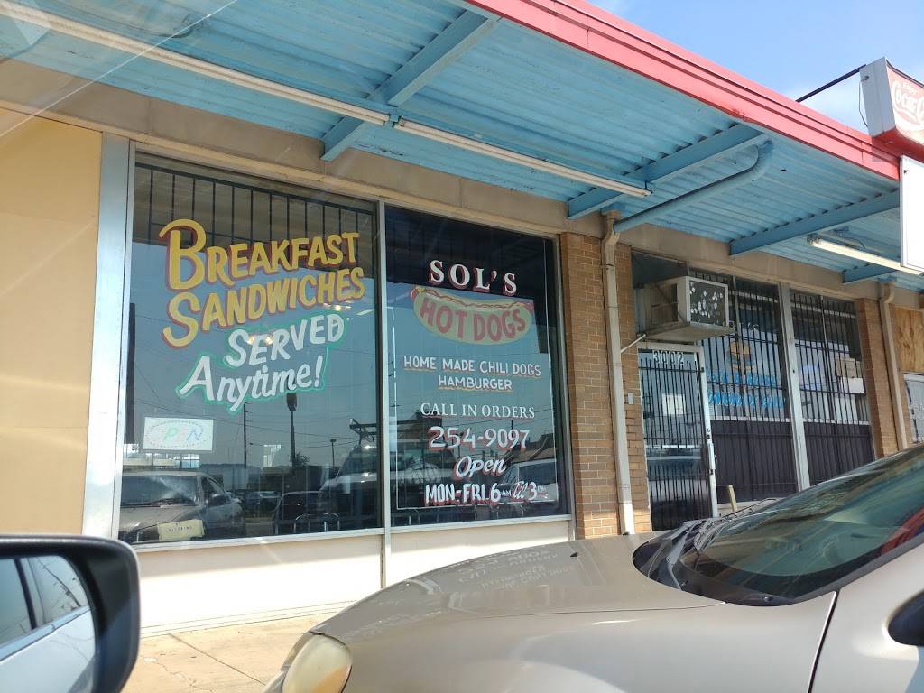 Sols Hot Dogs | restaurant | 3002 12th Ave N, Birmingham, AL 35234, USA | 2052549097 OR +1 205-254-9097