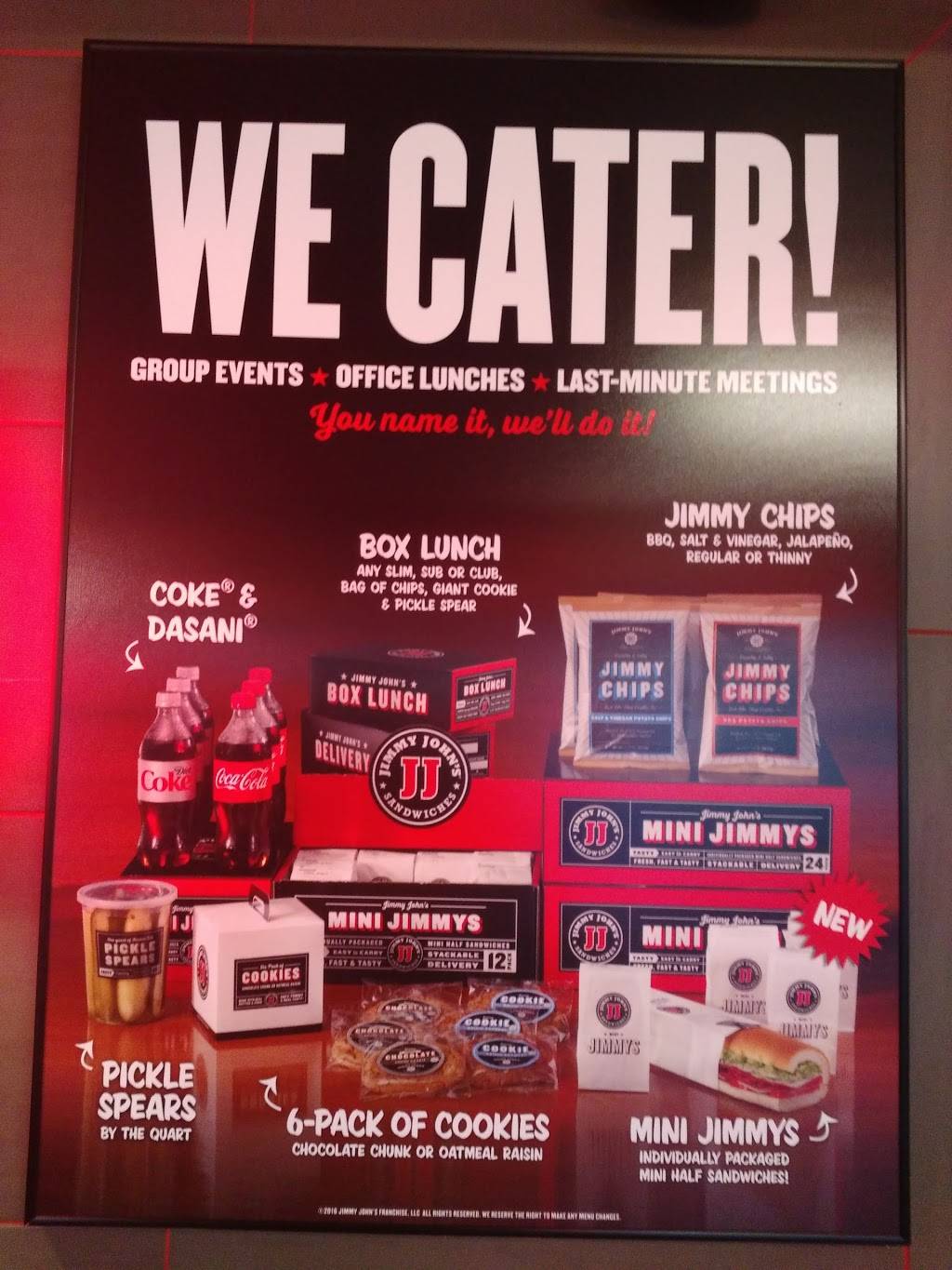 Jimmy Johns | meal delivery | 701 Rockland Rd, Lake Bluff, IL 60044, USA | 2245445275 OR +1 224-544-5275