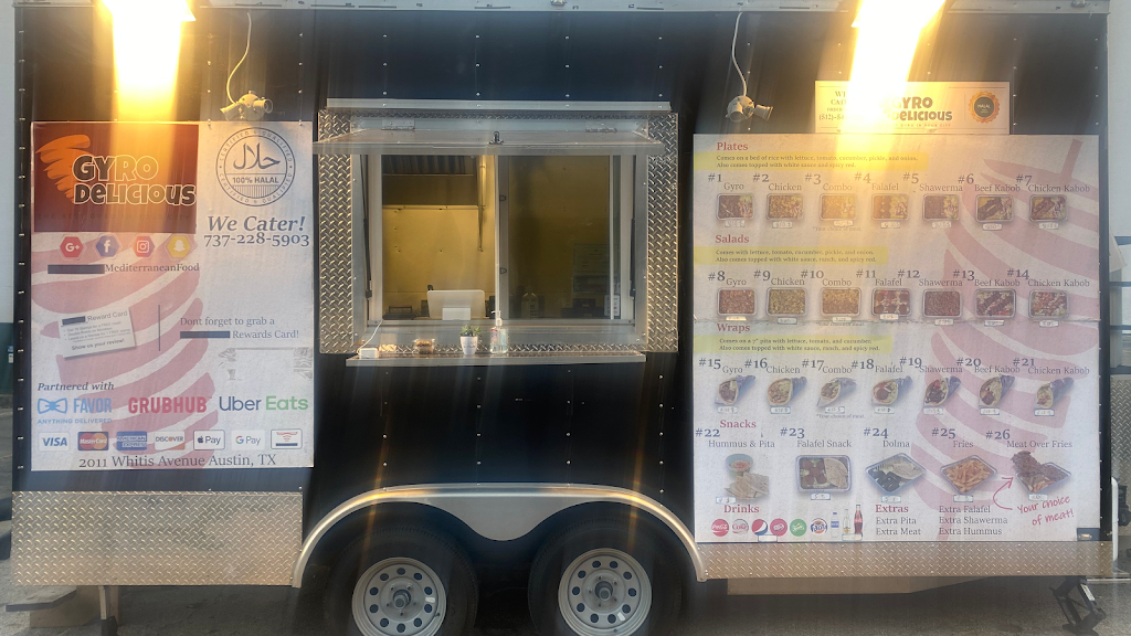Gyro Delicious | restaurant | 2011 Whitis Ave, Austin, TX 78705, USA | 5125451201 OR +1 512-545-1201