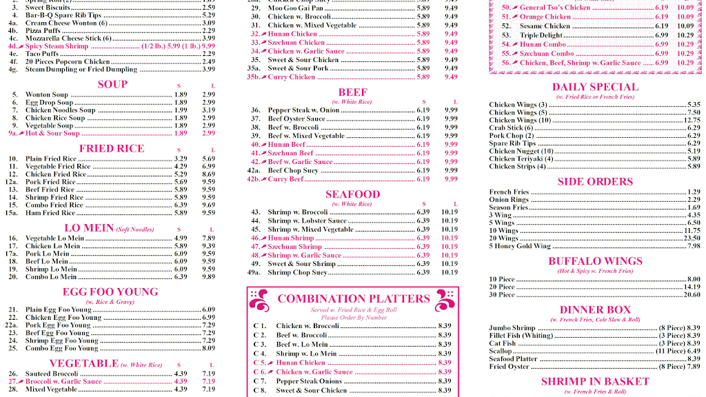 Golden China Restaurant | meal delivery | 1160 S Bellevue Blvd, Memphis, TN 38106, USA | 9017745621 OR +1 901-774-5621