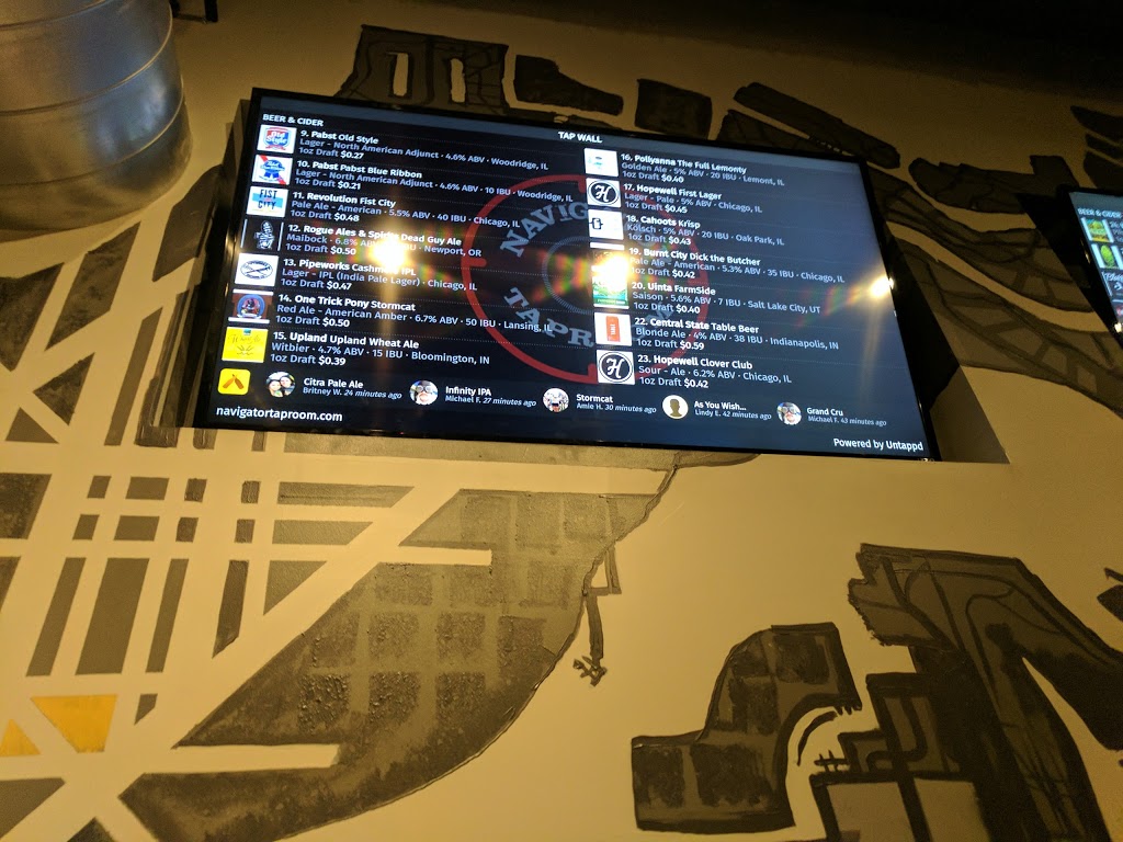 Navigator Taproom | restaurant | 2211 N Milwaukee Ave #100, Chicago, IL 60647, USA | 7736879135 OR +1 773-687-9135