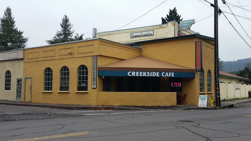 Creekside Cafe | restaurant | 239 Boyes Blvd, Sonoma, CA 95476, USA | 7079968062 OR +1 707-996-8062
