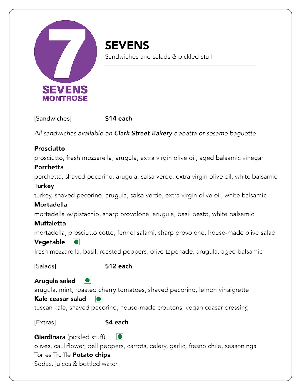 Sevens Montrose | restaurant | 3461 N Verdugo Rd, Glendale, CA 91208, USA | 8183697734 OR +1 818-369-7734