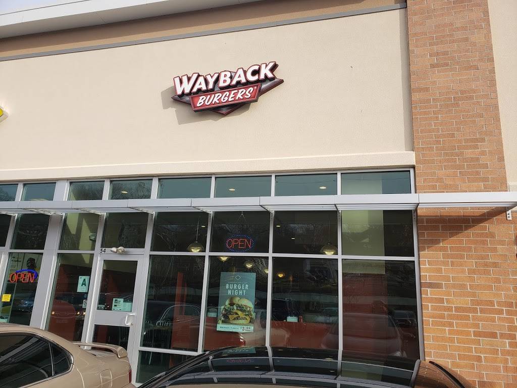 Wayback Burgers | restaurant | 54 Pershing Dr, Derby, CT 06418, USA | 2037320850 OR +1 203-732-0850