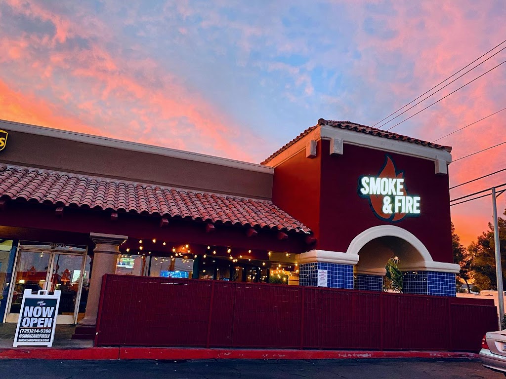 Smoke & Fire | restaurant | 3315 E Russell Rd suite a-5, Las Vegas, NV 89120, USA | 7252145398 OR +1 725-214-5398