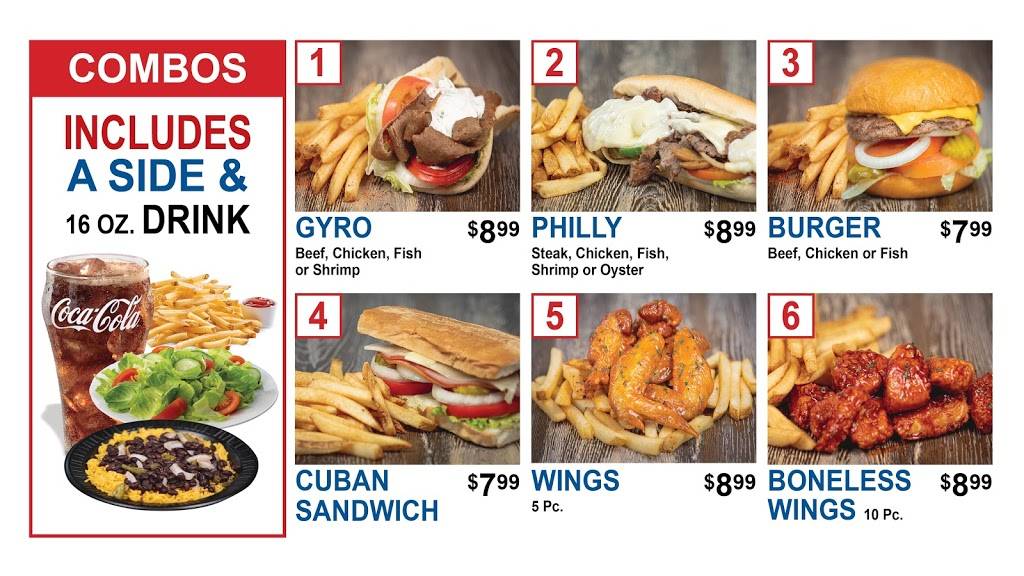 Sam’s seafood & chicken | restaurant | 3210 Central Ave, St. Petersburg, FL 33712, USA | 7274858348 OR +1 727-485-8348