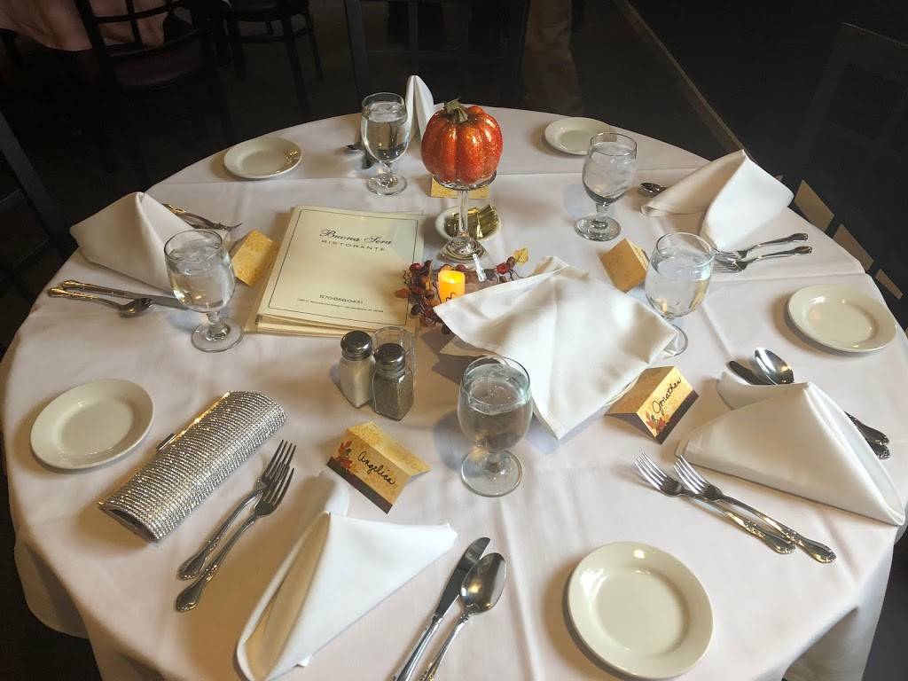 Buona Sera | restaurant | 1287 N Washington St, Wilkes-Barre, PA 18705, USA | 5708660431 OR +1 570-866-0431