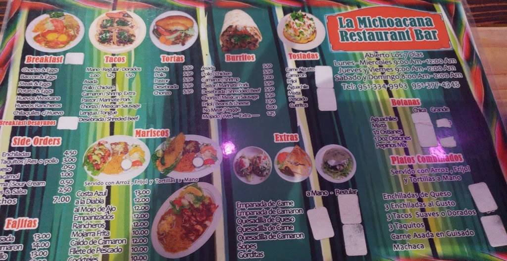 La Michoacana Restaurant | restaurant | 993 Center St, Riverside, CA 92507, USA | 9516831614 OR +1 951-683-1614