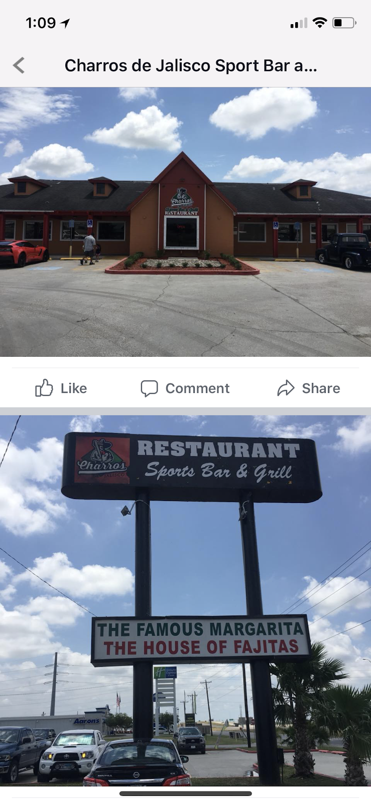 Charros De Jalisco Sports Bar & Grill | restaurant | 3802 I-69 Access Rd, Corpus Christi, TX 78410, USA | 3612484353 OR +1 361-248-4353