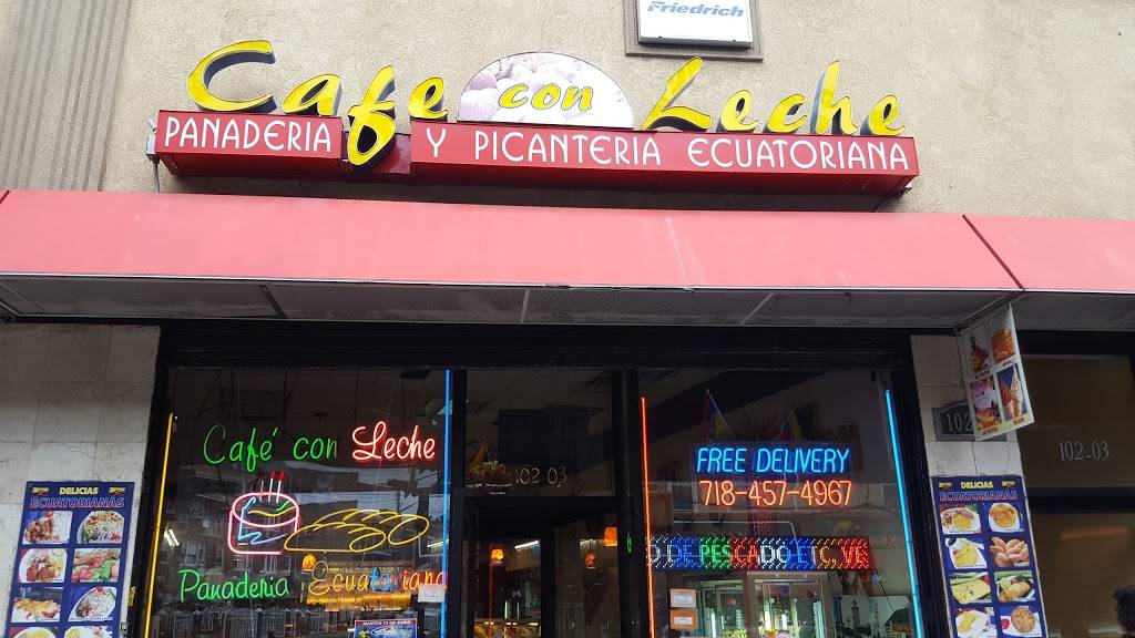 Cafe Con Leche | bakery | 102-03 Roosevelt Ave, Corona, NY 11368, USA | 7184574967 OR +1 718-457-4967