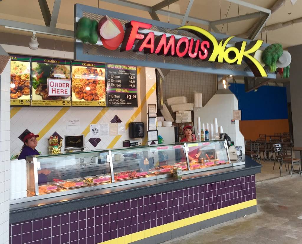 Famous Wok Ingram Park Mall | restaurant | 6301 NW Loop 410 # VC6, San Antonio, TX 78238, USA | 2108802800 OR +1 210-880-2800